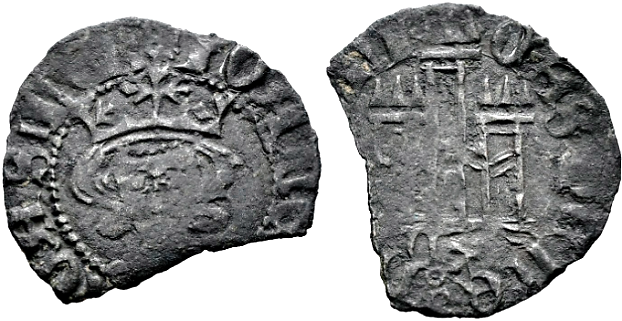 Tipo 8. Dinero coronado de frontera con busto de frente - Imagen 2