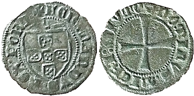 Tipo 8. Medio Tornés de Escudo y Cruz - Imagen 10