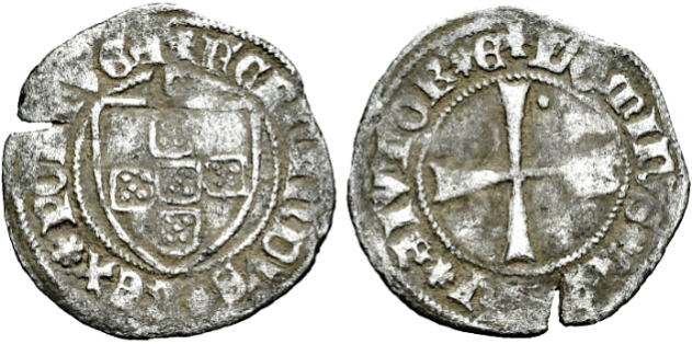 Tipo 8. Medio Tornés de Escudo y Cruz - Imagen 14