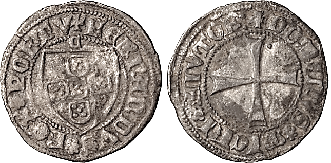 Tipo 8. Medio Tornés de Escudo y Cruz - Imagen 16