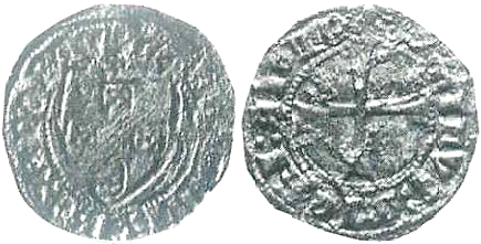 Tipo 8. Medio Tornés de Escudo y Cruz - Imagen 18