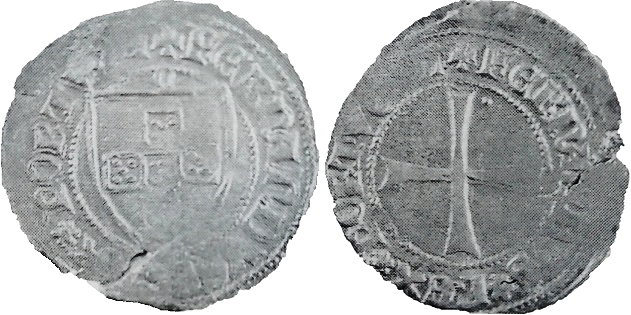 Tipo 8. Medio Tornés de Escudo y Cruz - Imagen 19