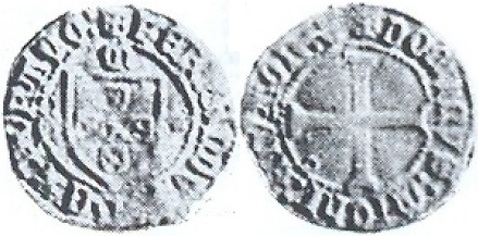 Tipo 8. Medio Tornés de Escudo y Cruz - Imagen 24