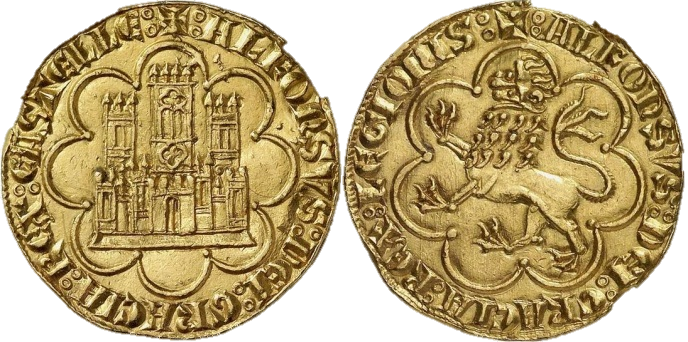 Tipo 8. Primer Maravedí Alfonsí de Oro - Imagen 12