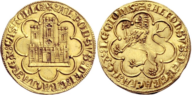 Tipo 8. Primer Maravedí Alfonsí de Oro - Imagen 9