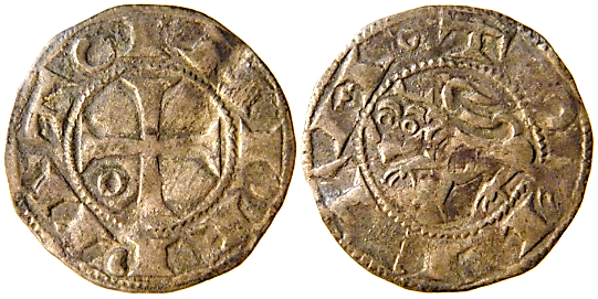 Tipo 88. Dinero del Tetramorfos toledano - Imagen 1