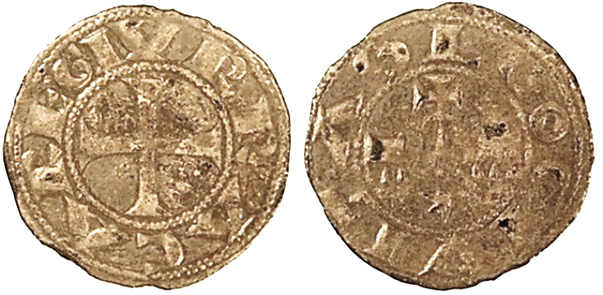 Tipo 9. Dinero del emparejamiento leono-aragonés de las coronas separadas - Imagen 3