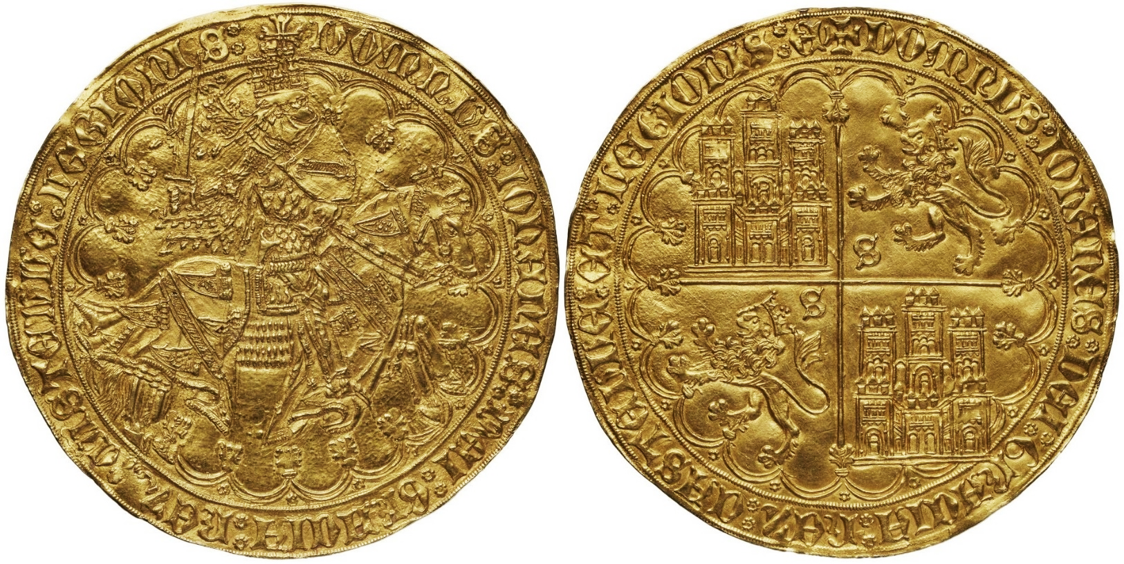 Tipo 9. Gran dobla ecuestre de a 20 doblas - Imagen 1