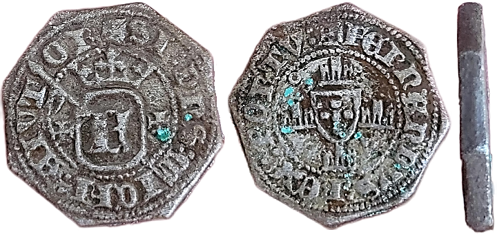 Tipo 9. Grave con inicial “F” coronada en blasón - Imagen 37