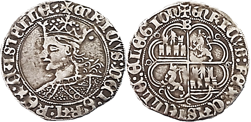 Tipo 9. Real de plata con el Busto de perfil del rey - Imagen 10