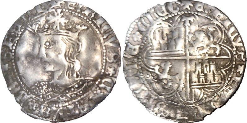 Tipo 9. Real de plata con el Busto de perfil del rey - Imagen 103