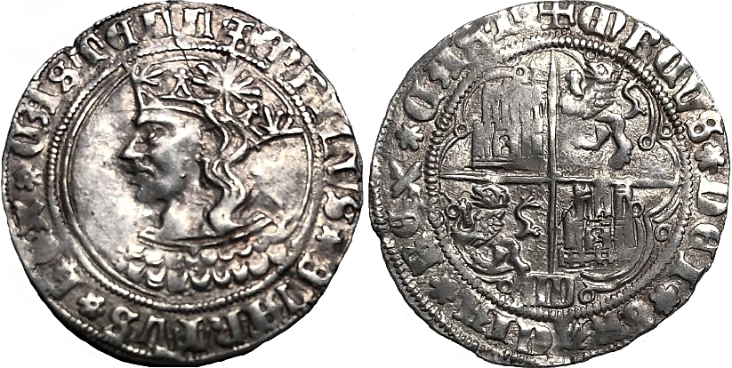 Tipo 9. Real de plata con el Busto de perfil del rey - Imagen 118