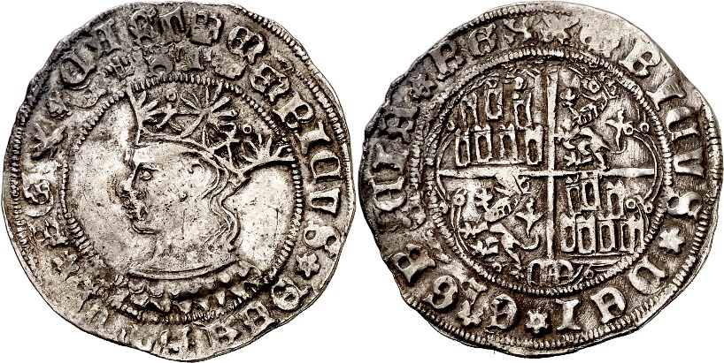 Tipo 9. Real de plata con el Busto de perfil del rey - Imagen 124