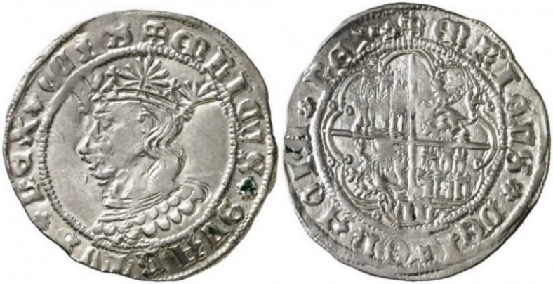 Tipo 9. Real de plata con el Busto de perfil del rey - Imagen 126