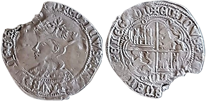 Tipo 9. Real de plata con el Busto de perfil del rey - Imagen 129