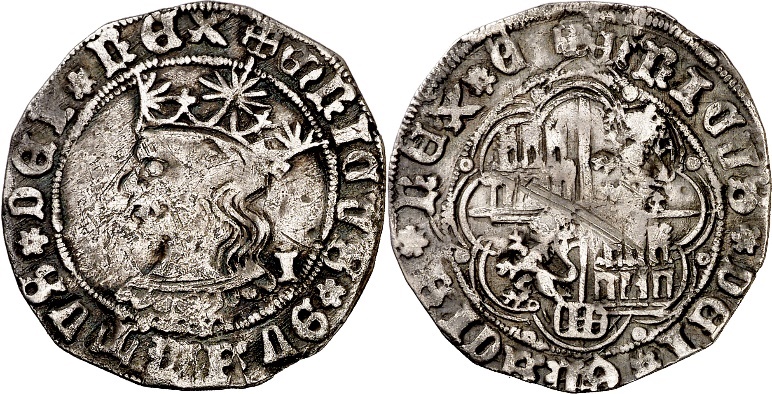 Tipo 9. Real de plata con el Busto de perfil del rey - Imagen 137