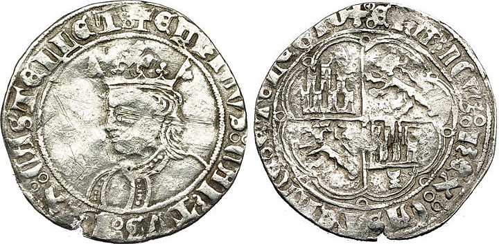 Tipo 9. Real de plata con el Busto de perfil del rey - Imagen 139