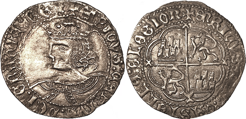 Tipo 9. Real de plata con el Busto de perfil del rey - Imagen 153