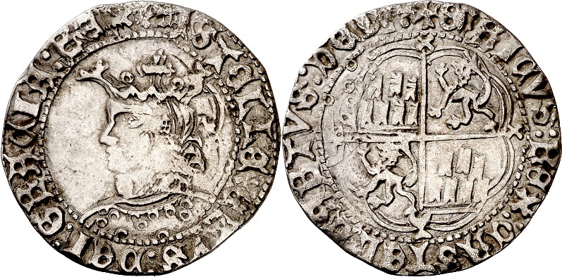 Tipo 9. Real de plata con el Busto de perfil del rey - Imagen 157