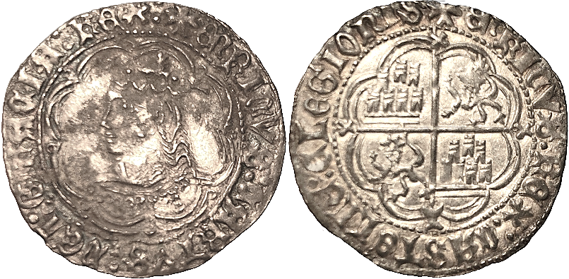 Tipo 9. Real de plata con el Busto de perfil del rey - Imagen 160