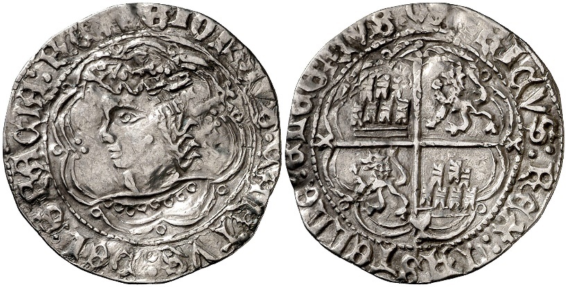 Tipo 9. Real de plata con el Busto de perfil del rey - Imagen 162