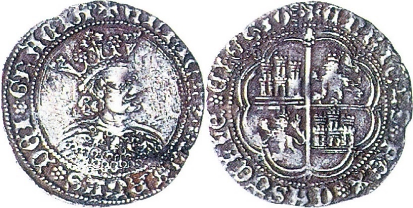 Tipo 9. Real de plata con el Busto de perfil del rey - Imagen 167