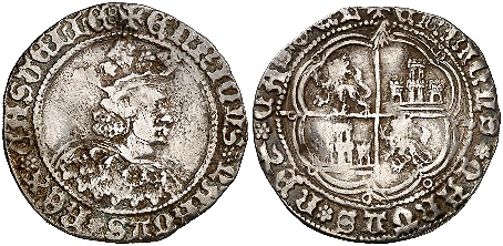 Tipo 9. Real de plata con el Busto de perfil del rey - Imagen 175