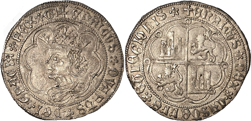 Tipo 9. Real de plata con el Busto de perfil del rey - Imagen 178