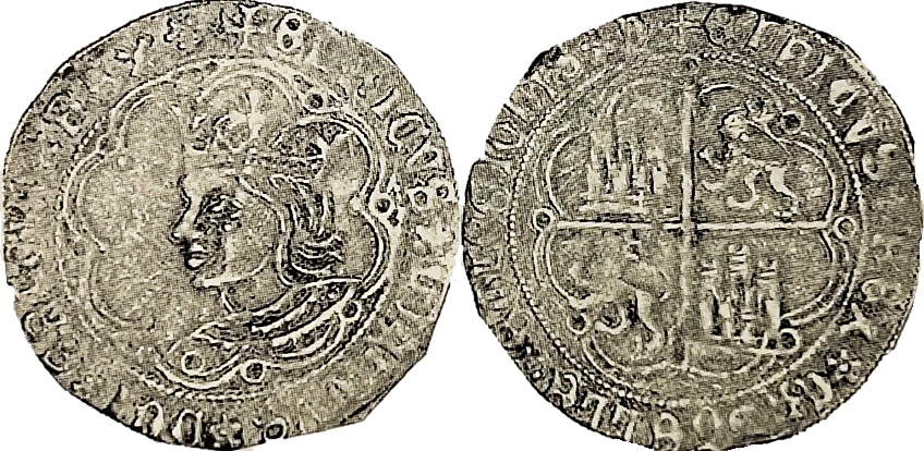 Tipo 9. Real de plata con el Busto de perfil del rey - Imagen 179