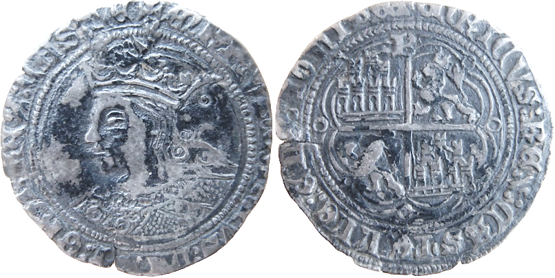 Tipo 9. Real de plata con el Busto de perfil del rey - Imagen 19