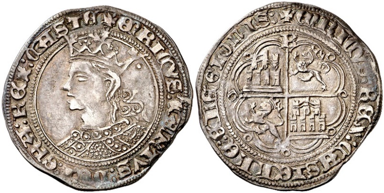 Tipo 9. Real de plata con el Busto de perfil del rey - Imagen 20