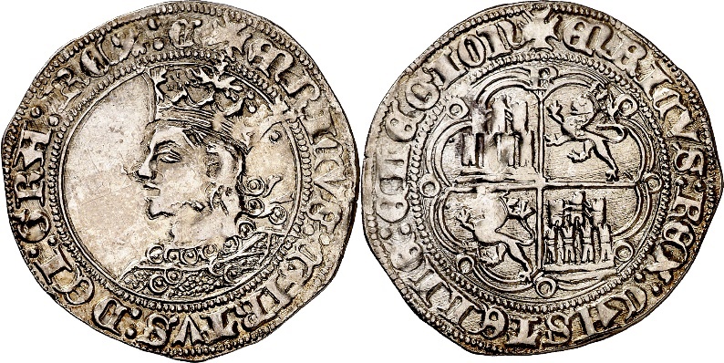 Tipo 9. Real de plata con el Busto de perfil del rey - Imagen 23