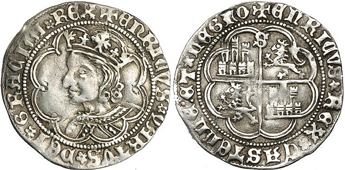 Tipo 9. Real de plata con el Busto de perfil del rey - Imagen 26