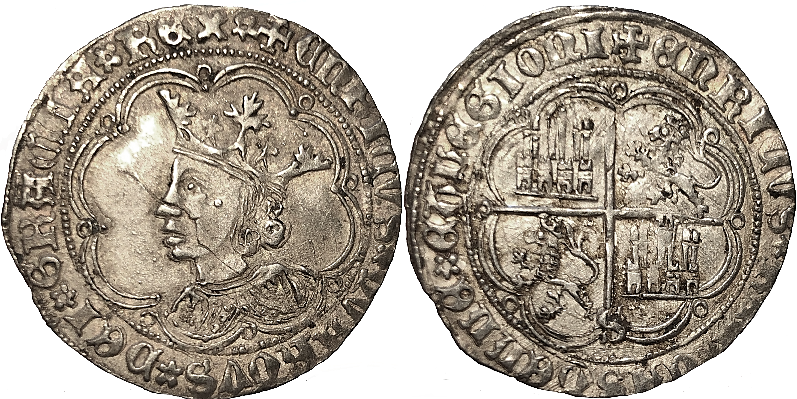 Tipo 9. Real de plata con el Busto de perfil del rey - Imagen 32