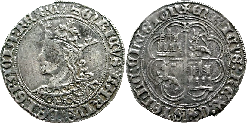 Tipo 9. Real de plata con el Busto de perfil del rey - Imagen 4