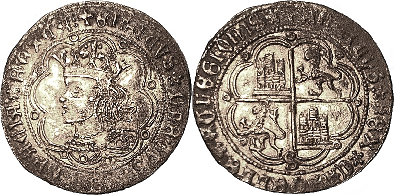 Tipo 9. Real de plata con el Busto de perfil del rey - Imagen 43