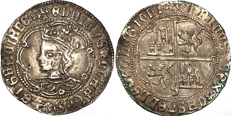 Tipo 9. Real de plata con el Busto de perfil del rey - Imagen 58