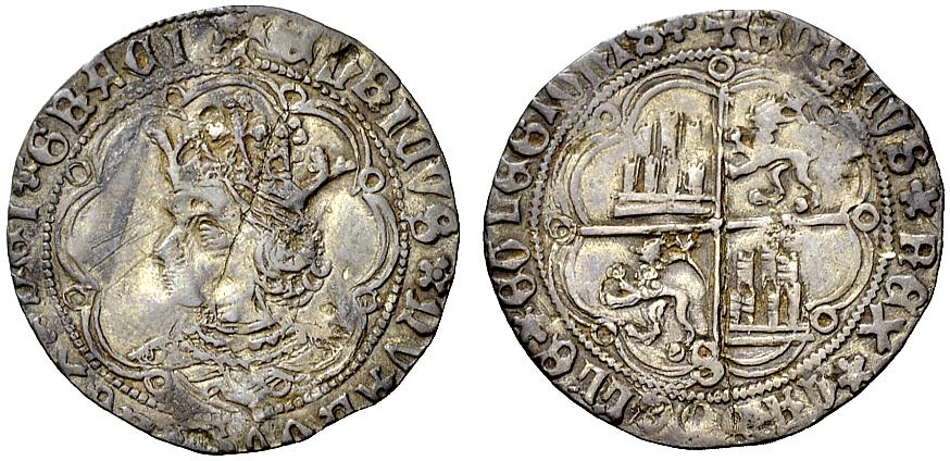 Tipo 9. Real de plata con el Busto de perfil del rey - Imagen 59