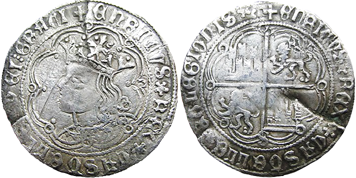 Tipo 9. Real de plata con el Busto de perfil del rey - Imagen 61