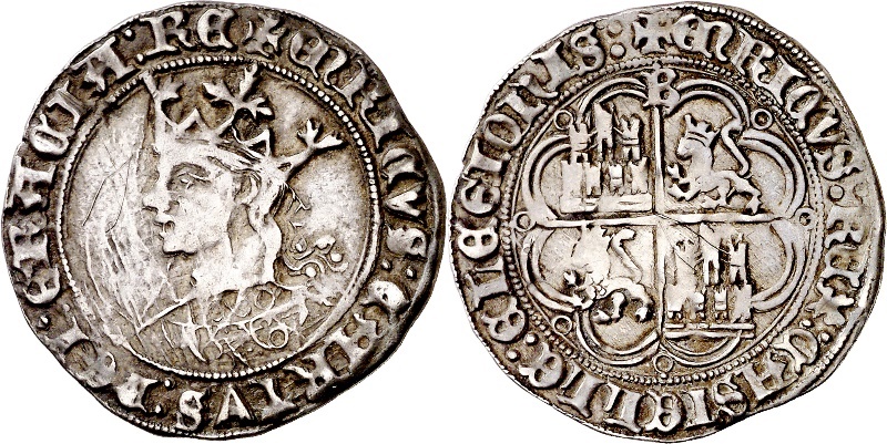 Tipo 9. Real de plata con el Busto de perfil del rey - Imagen 7