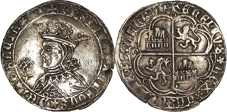 Tipo 9. Real de plata con el Busto de perfil del rey - Imagen 70