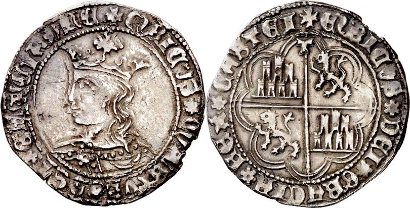 Tipo 9. Real de plata con el Busto de perfil del rey - Imagen 74