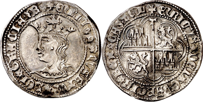 Tipo 9. Real de plata con el Busto de perfil del rey - Imagen 76