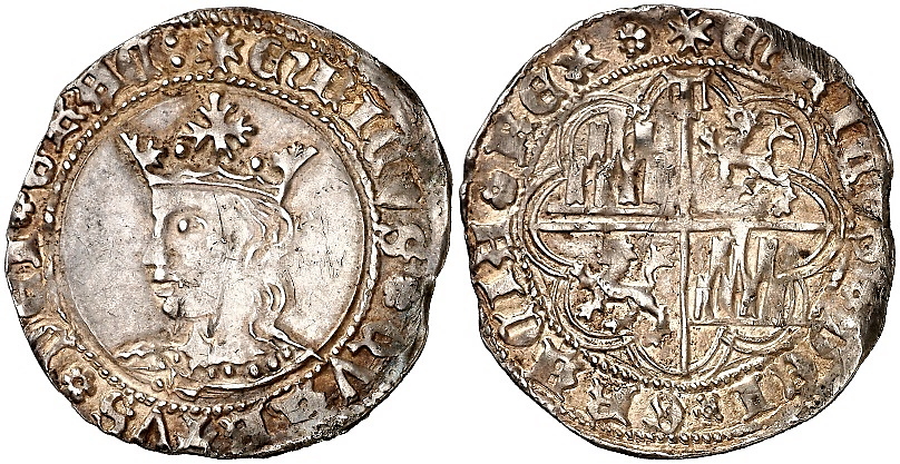 Tipo 9. Real de plata con el Busto de perfil del rey - Imagen 91