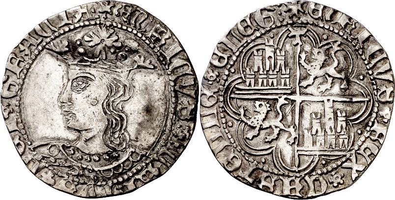 Tipo 9. Real de plata con el Busto de perfil del rey - Imagen 98