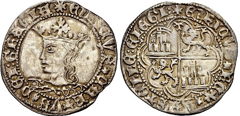 Tipo 9. Real de plata con el Busto de perfil del rey - Imagen 99