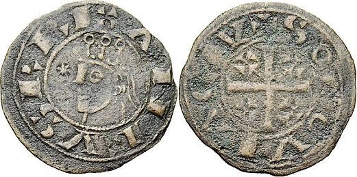 Tipo 99. Dinero segoviano de Alfonso VII de Perfil - Imagen 3