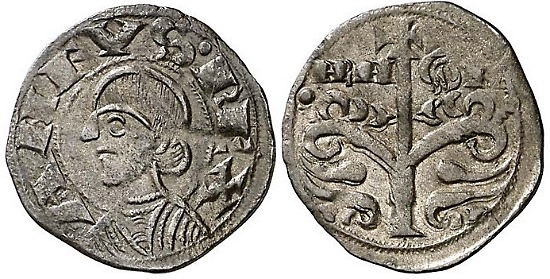 Tipo [A3]. Dinero de la Emisión jaquesa del Árbol de la Vida - Imagen 8