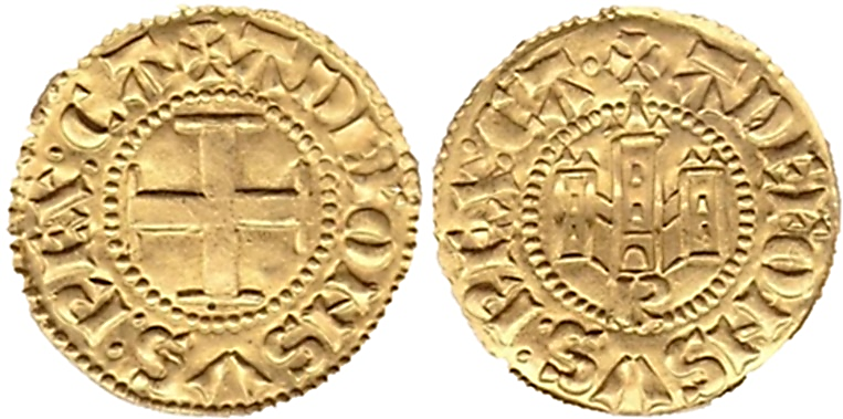 Tipo Áureo Latino Falso a nombre de Alfonso - Imagen 1