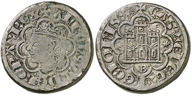 Tipo9. Dineral o Moneda de a Dos Sueldos - Imagen 1